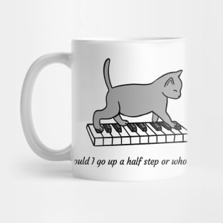 Music Theory Cat Mug